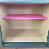 Retro colourful Pop Art sideboard, 1950s 'Mesmer-Eyes'