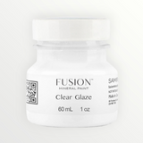 Fusion Clear and Antiquing glazes