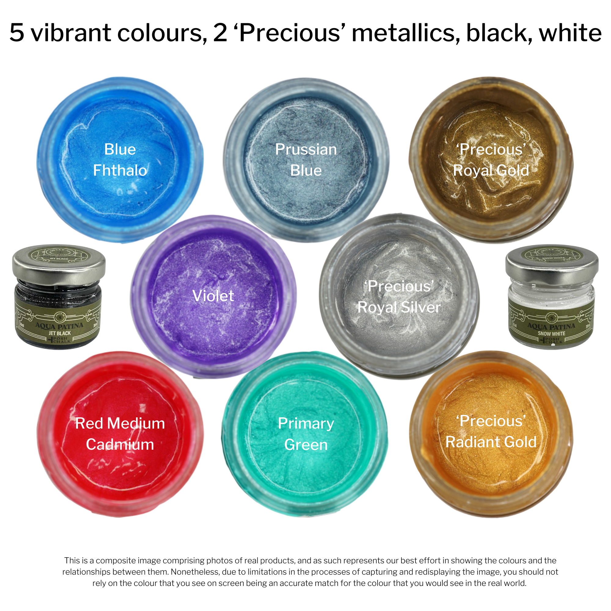 Posh Chalk Aqua Patina Wax - Red Medium Cadmium