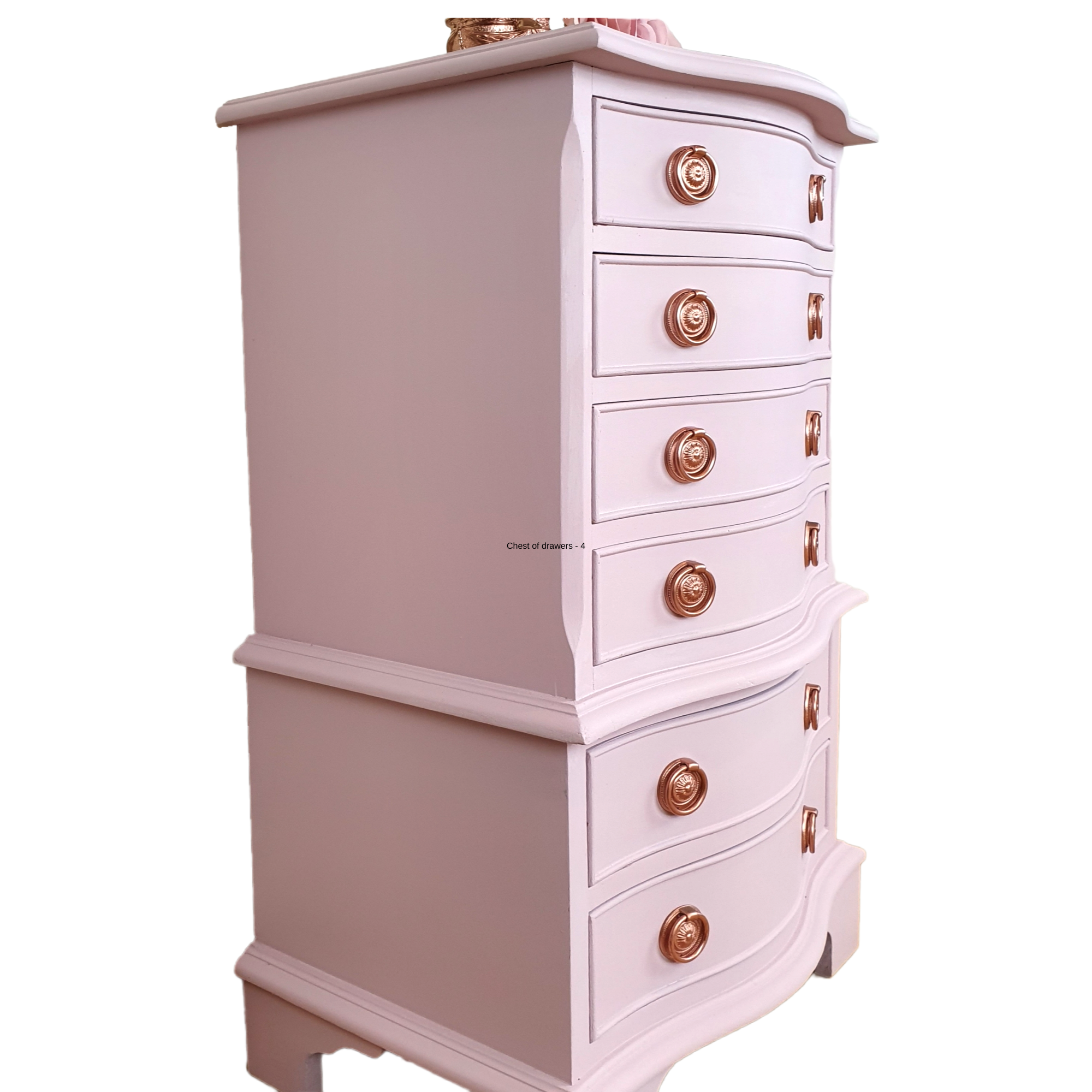 Small pink chest of drawers