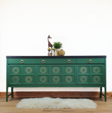 Green Nathan Squares sideboard