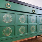 Green Nathan Squares sideboard