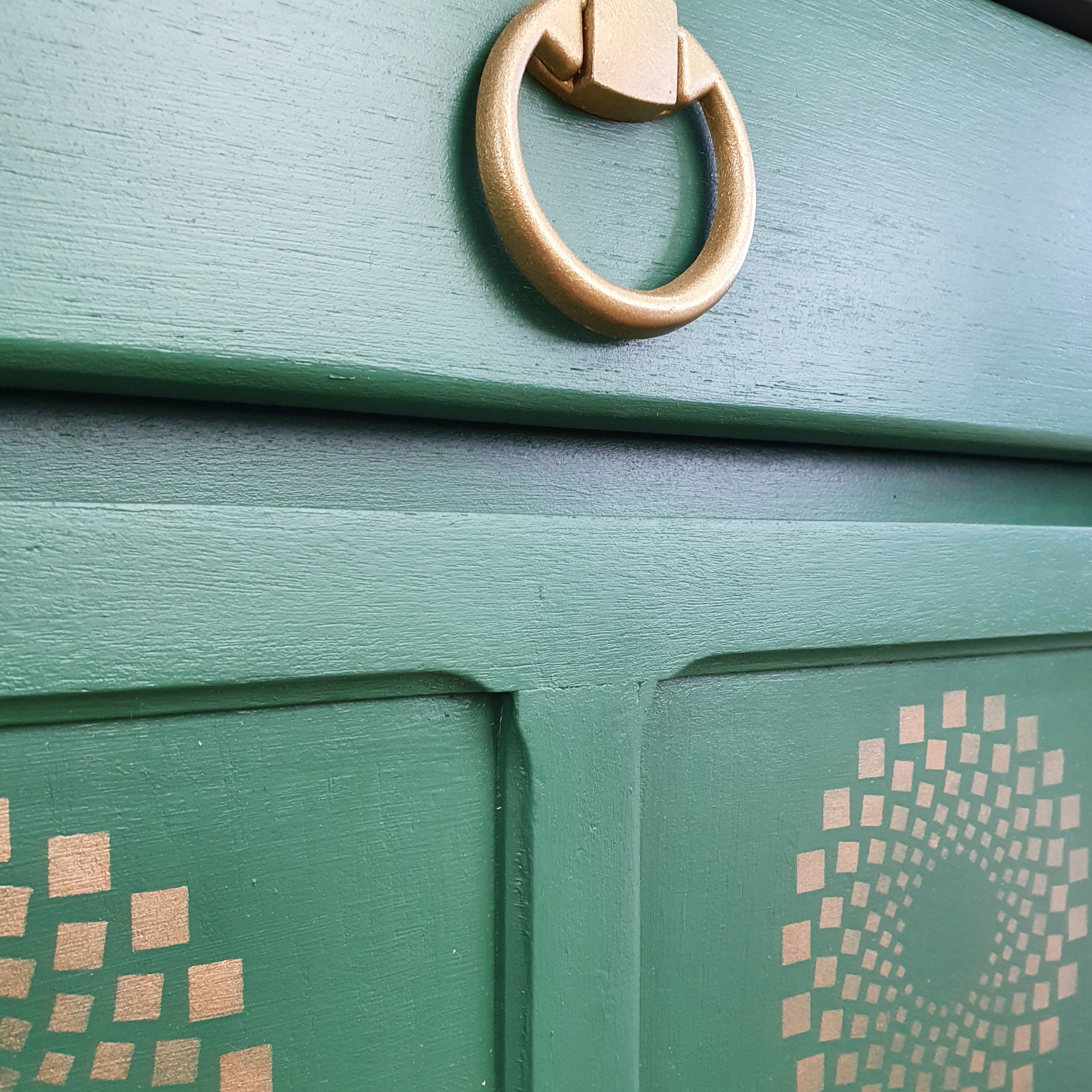 Green Nathan Squares sideboard