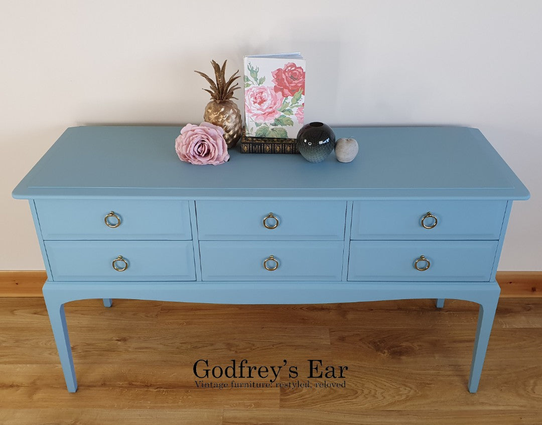 Light blue Stag Minstrel dressing table