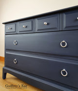 Blue Stag Minstrel chest of six drawers