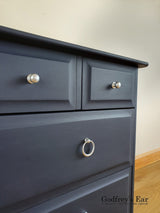 Blue Stag Minstrel chest of six drawers