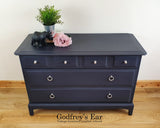 Blue Stag Minstrel chest of six drawers