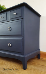 Blue Stag Minstrel chest of six drawers