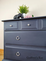 Blue Stag Minstrel chest of six drawers