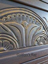 Small blue credence cupboard