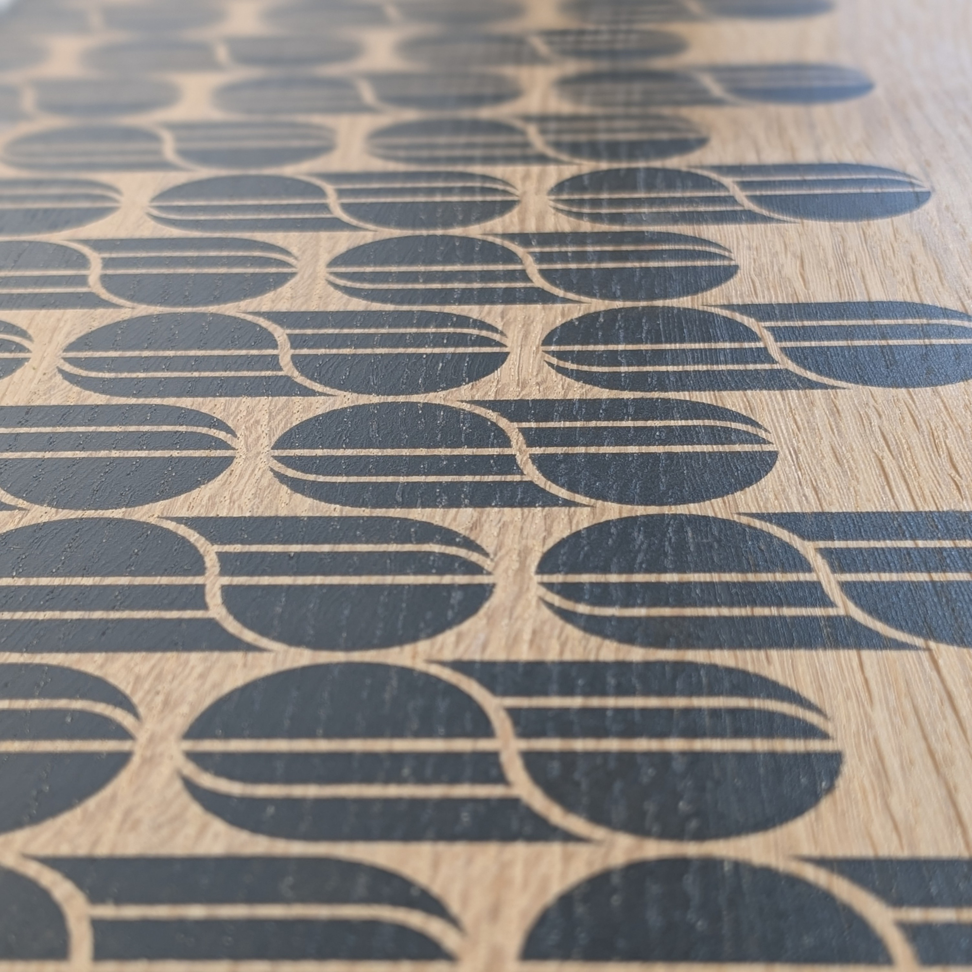 Ercol Old Colonial sideboard in dark neutral dark green with stencilled top