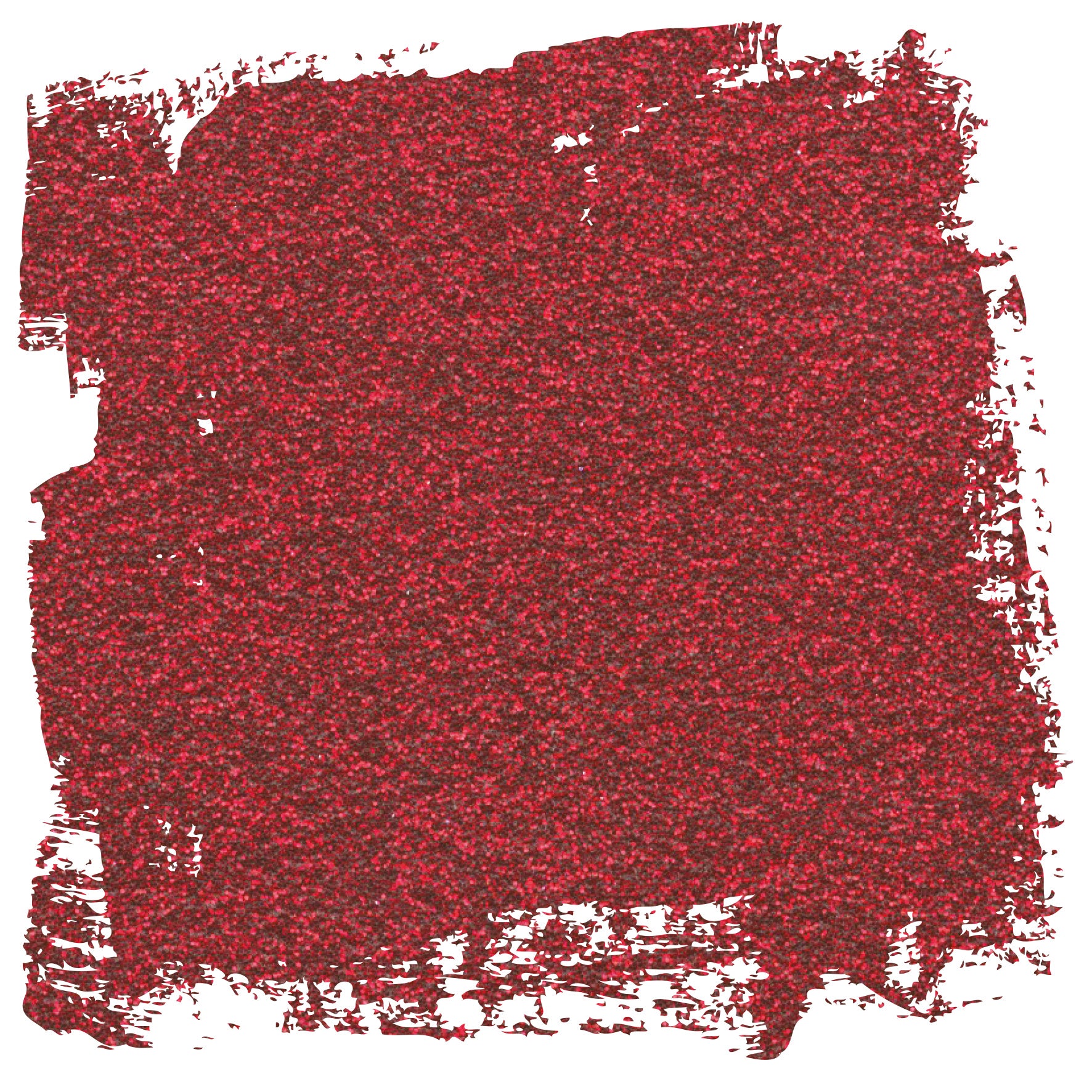 Fleur glitter - Cherry Red