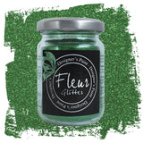 Fleur glitter - Jade Green
