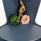 Nathan Squares corner unit in blue and bronze