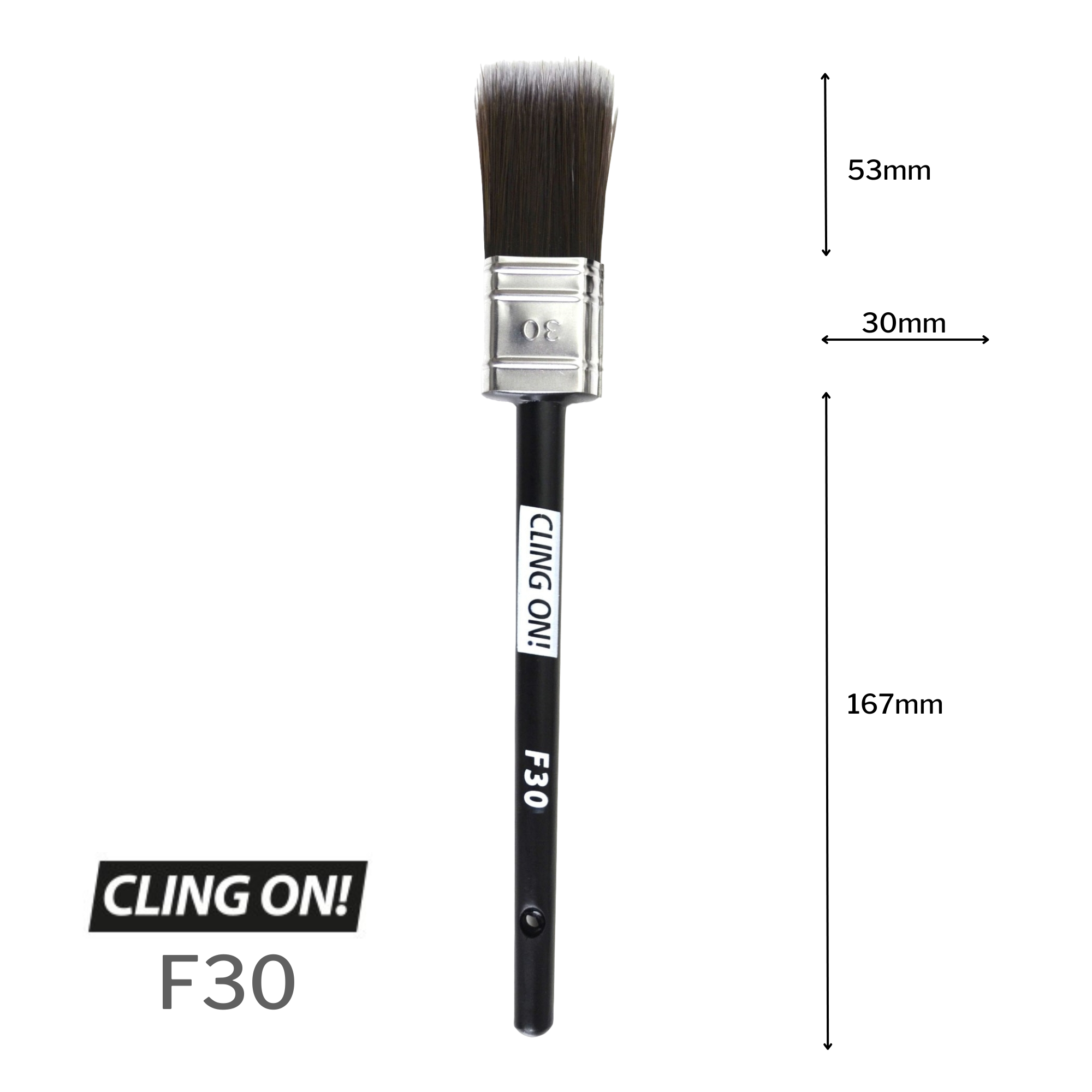 Cling On! flat brush
