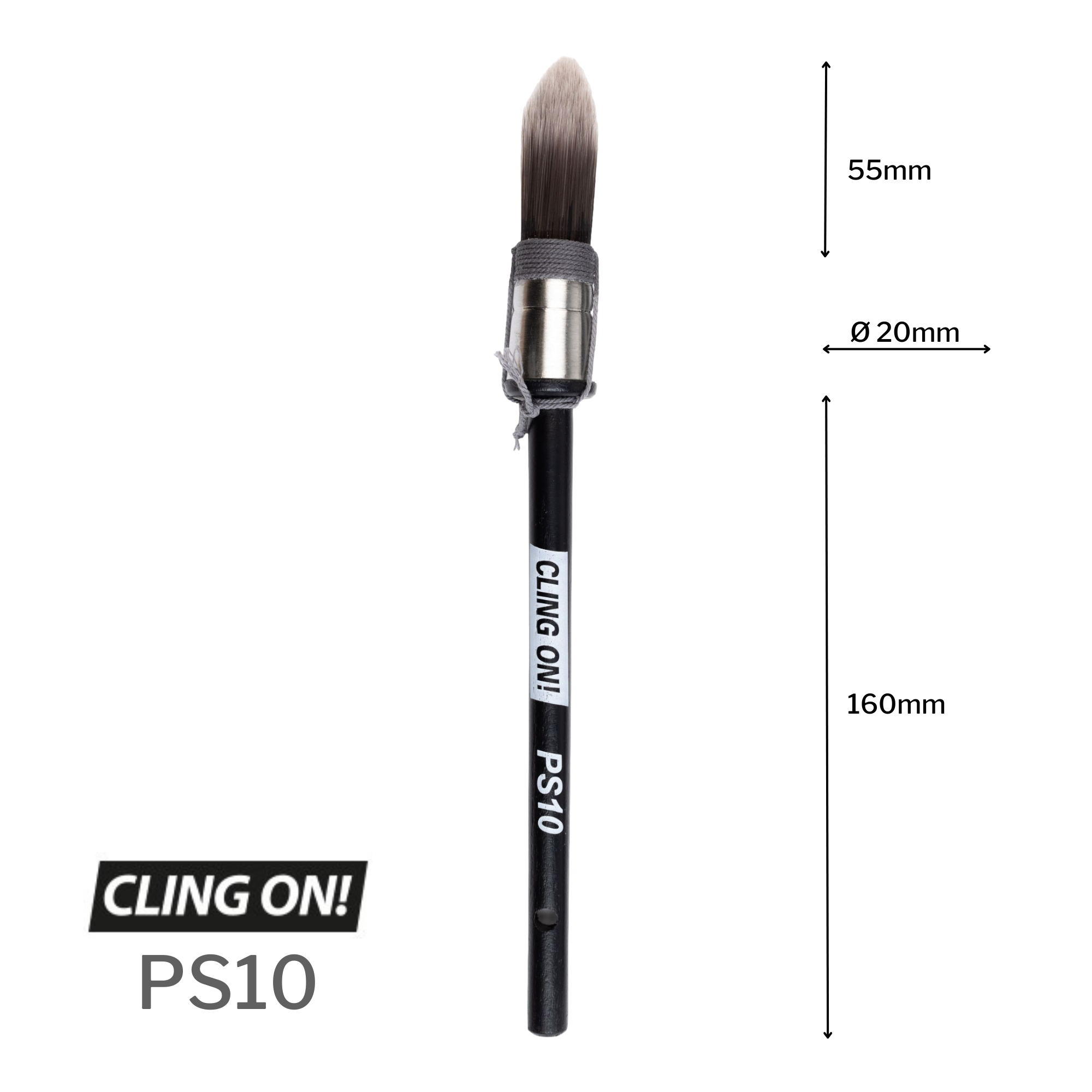 Cling On! pointed brush