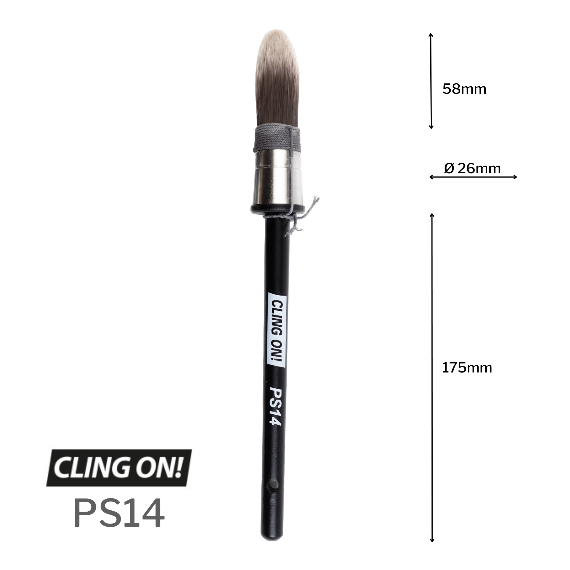 Cling On! pointed brush