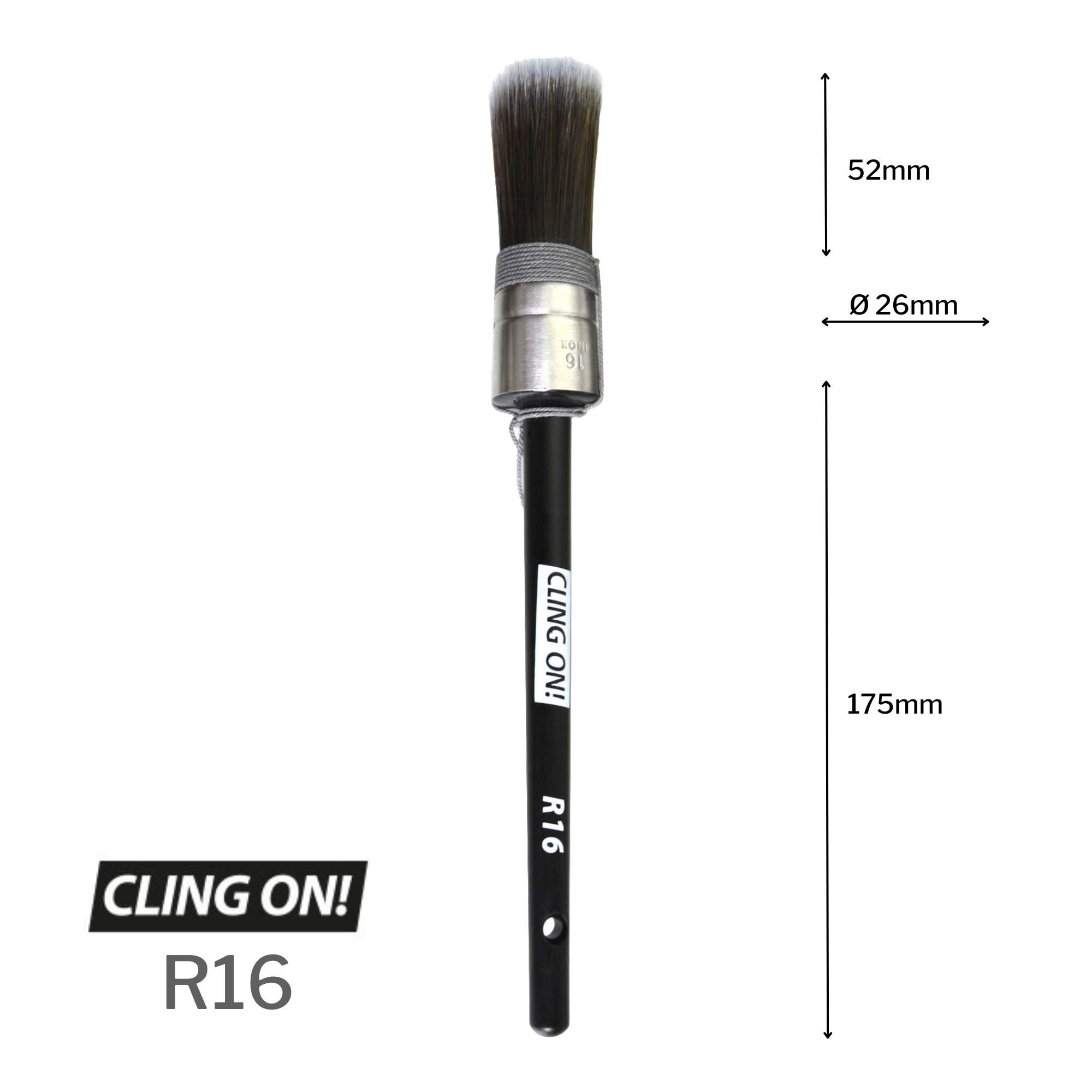 Cling On! round brush