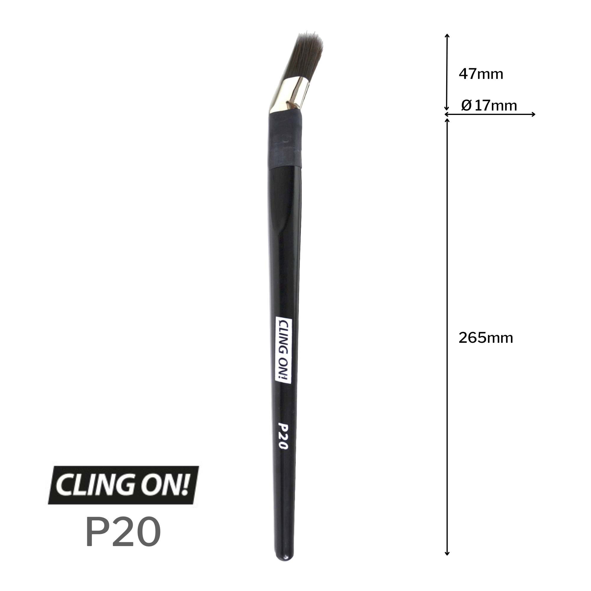 Cling On! bent brush