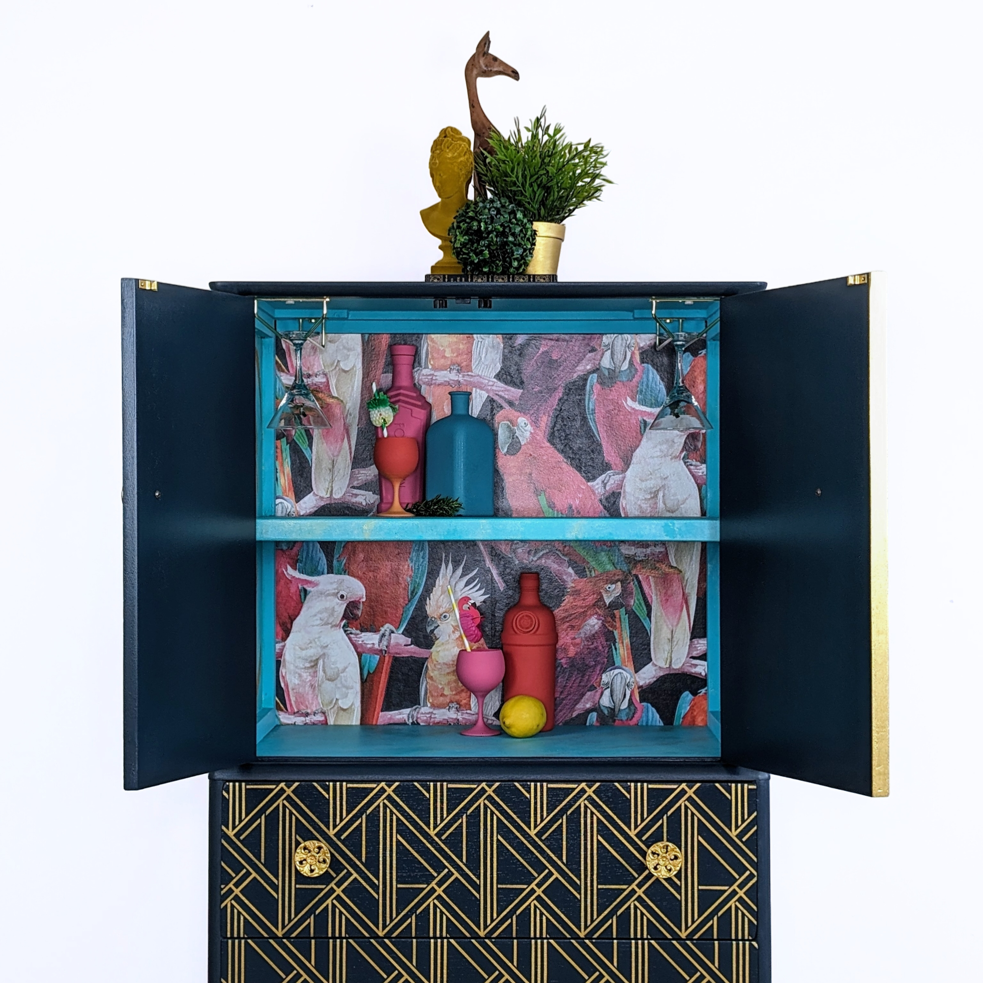 Cocktail cabinet, 1930s Great Gatsby