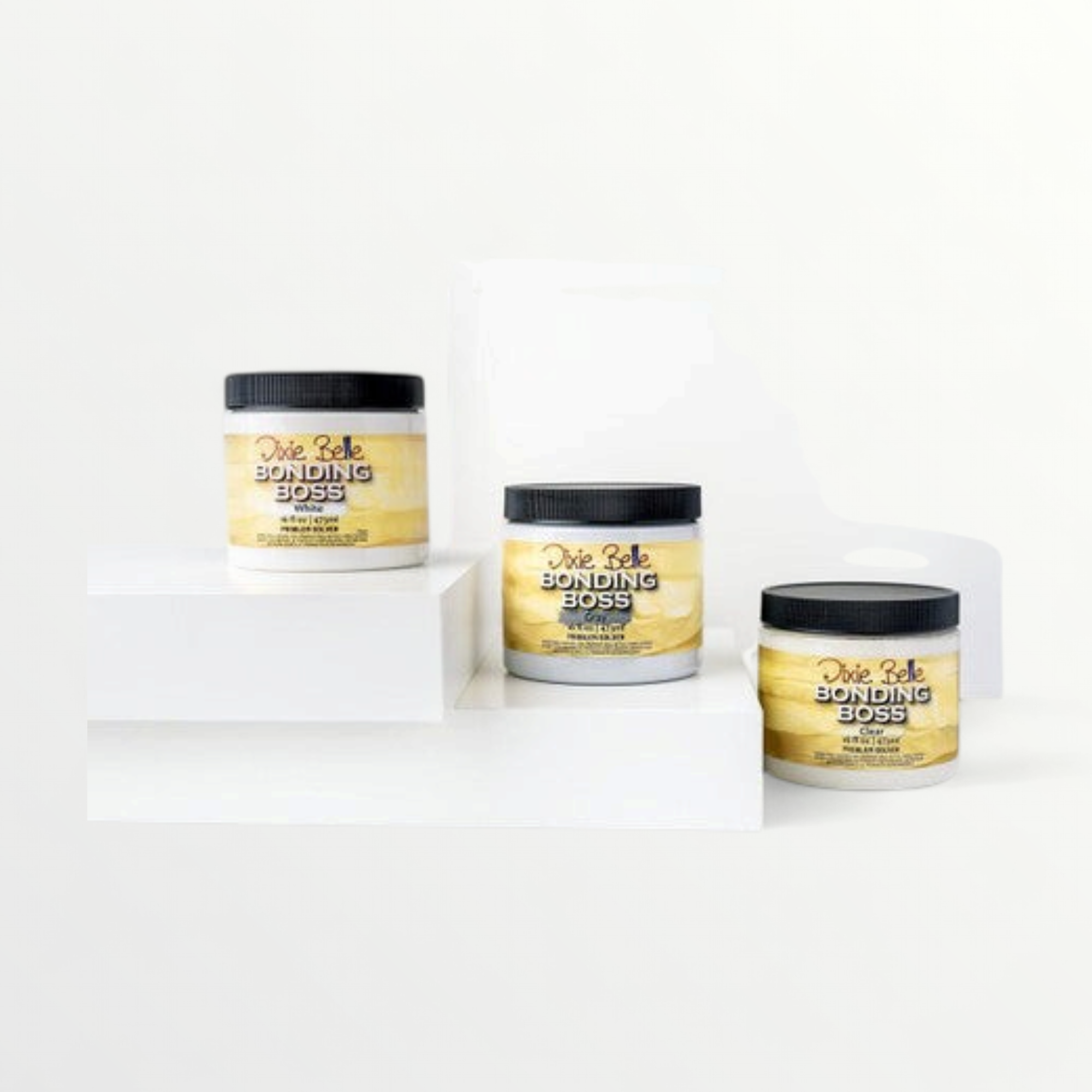 Dixie Belle Bonding BOSS primer - Clear, Gray and White