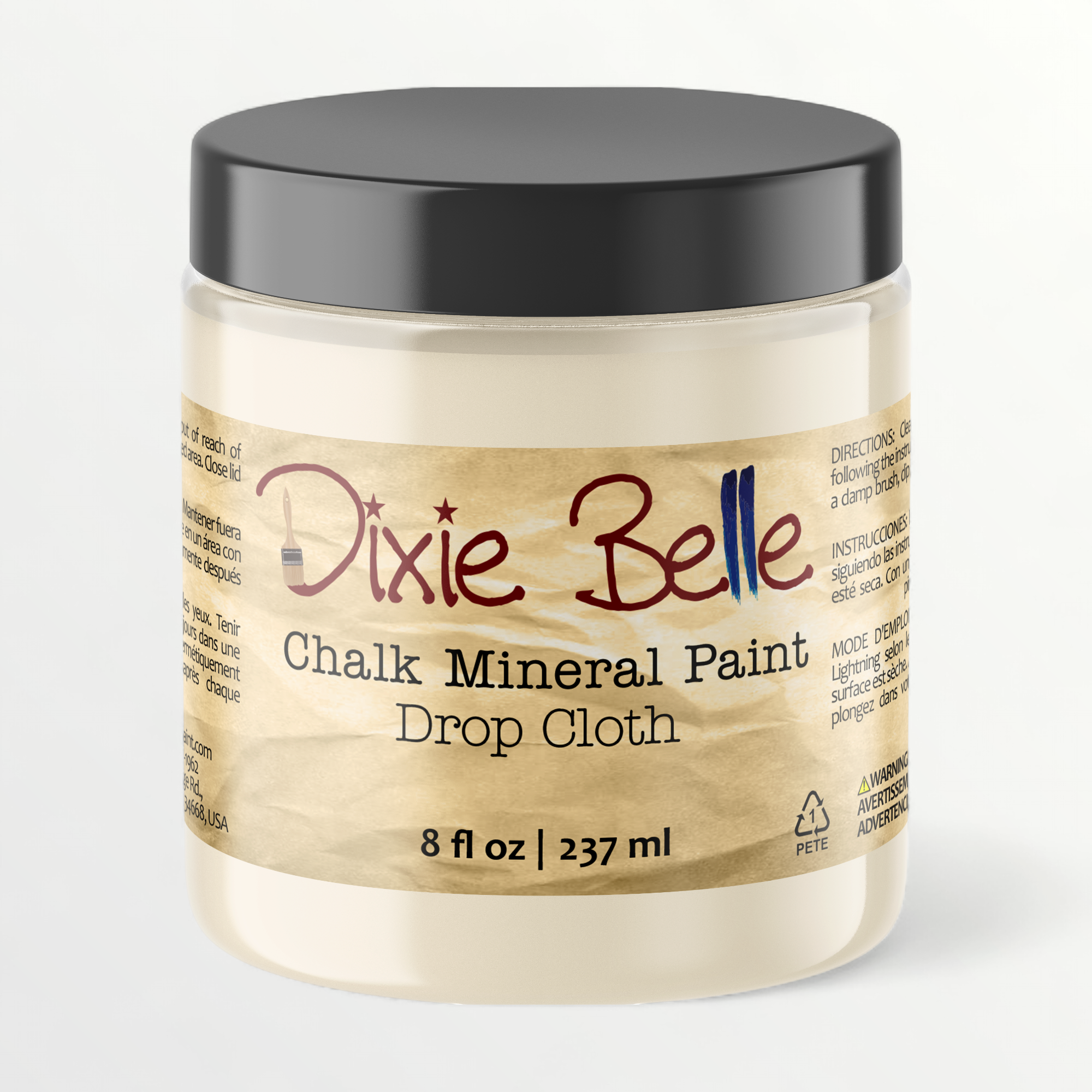 Dixie Belle Drop Cloth chalk mineral paint - 8oz