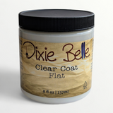 Dixie Belle Clear Coat Flat top coat - 8oz