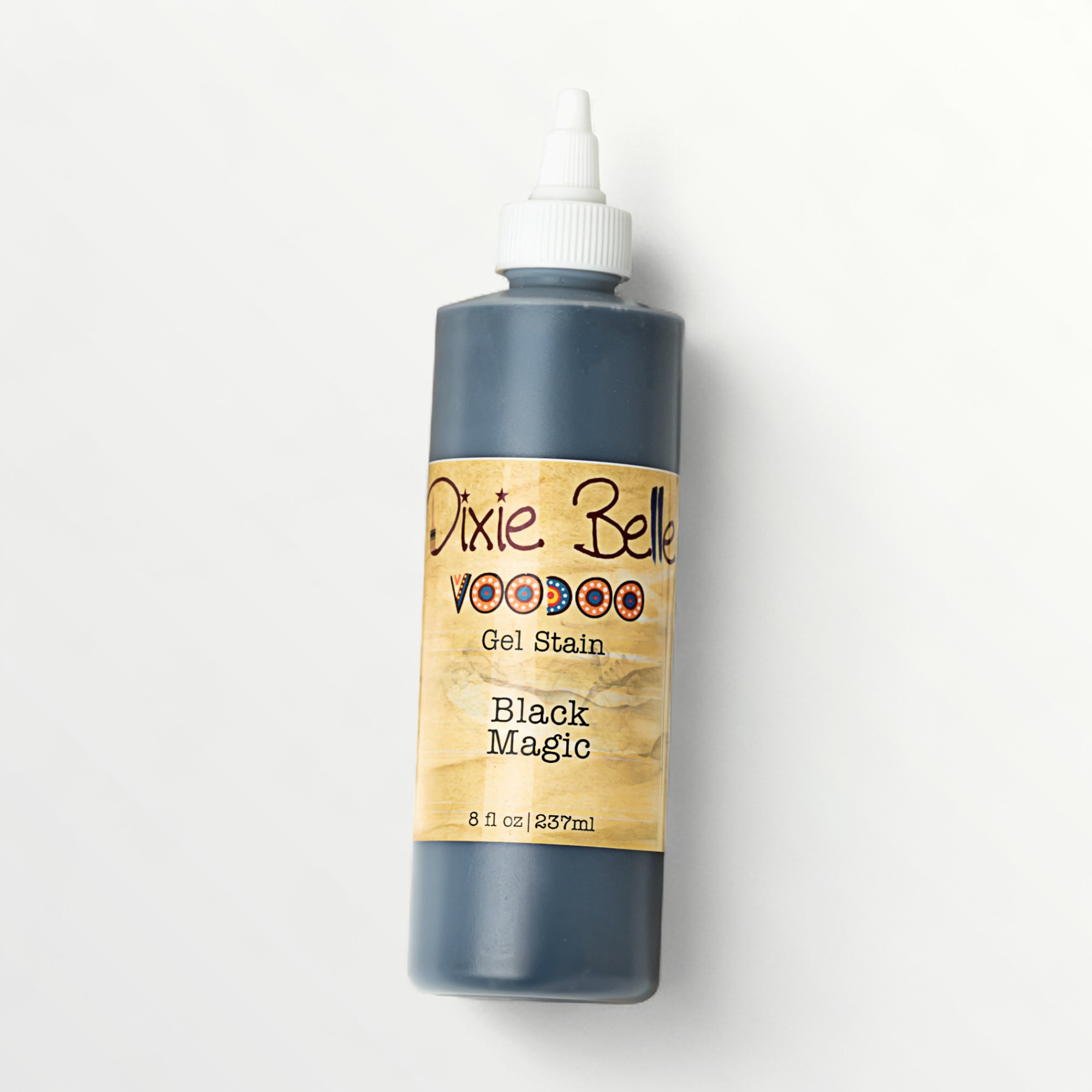 Dixie Belle VooDoo Gel Stain Black Magic wood stain - 8oz