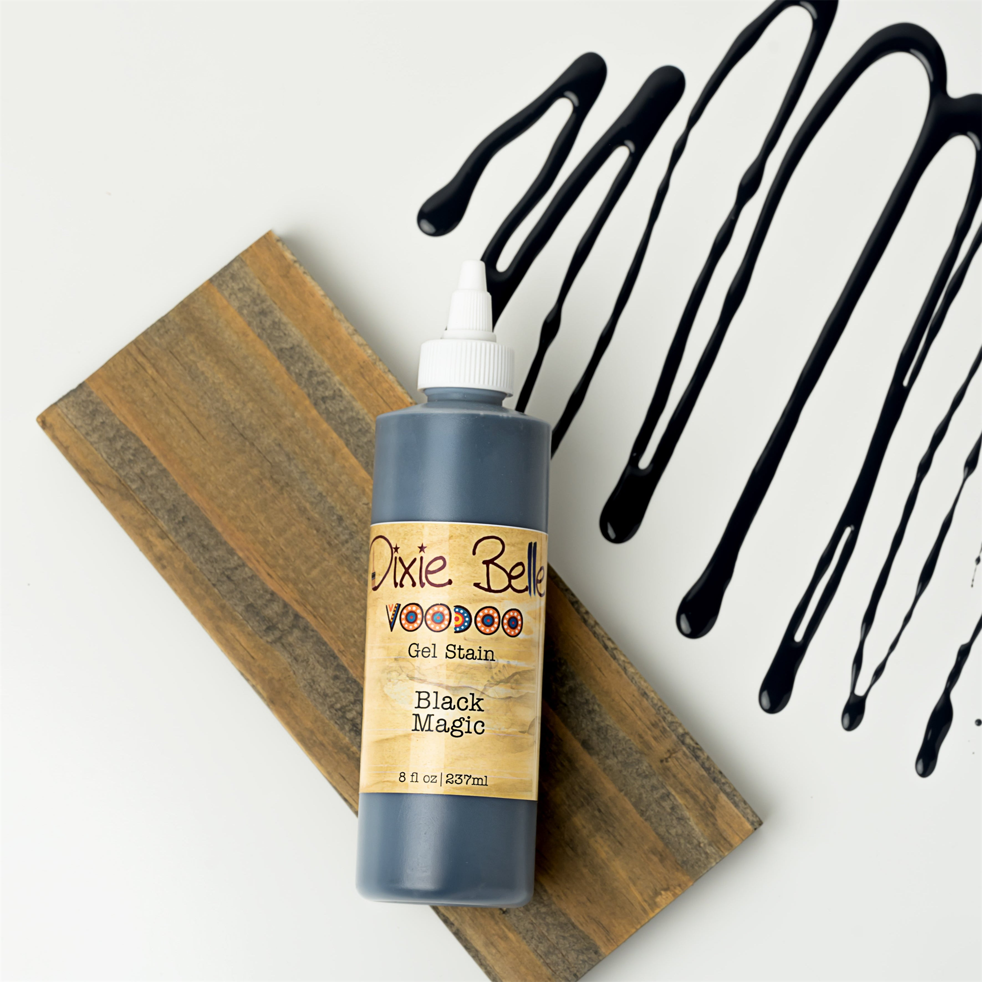 Dixie Belle VooDoo Gel Stain Black Magic wood stain - colour