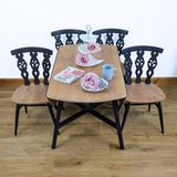 Ercol dropleaf table and 4 chairs