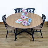 Ercol dropleaf table and 4 chairs