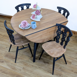 Ercol dropleaf table and 4 chairs