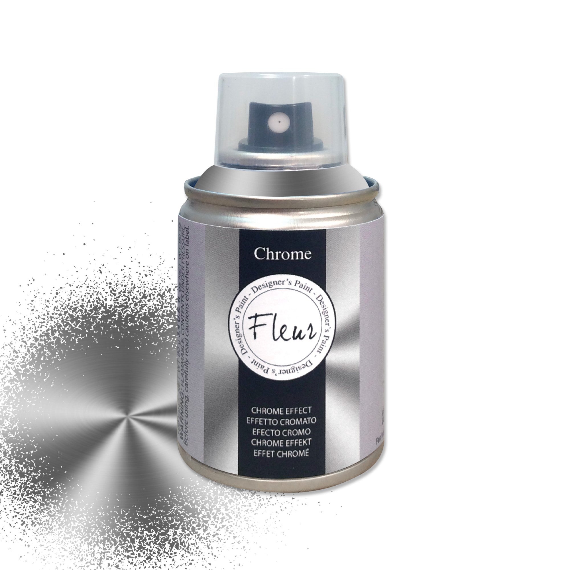 Fleur Chrome metallic spray paint