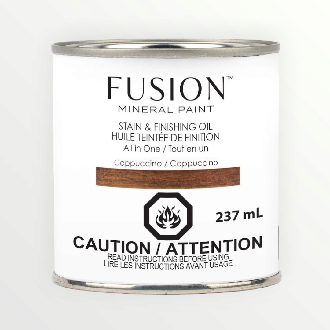 Fusion Stain and Finishing Oil - Cappuccino