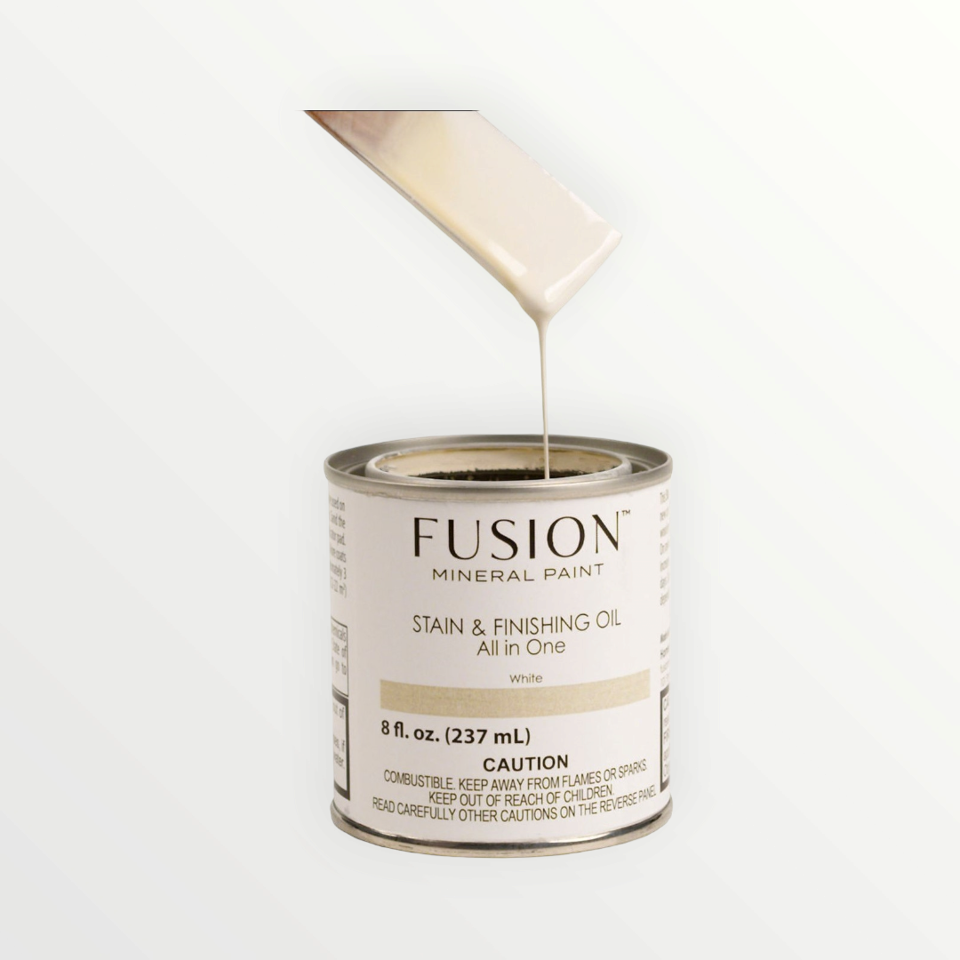 Fusion Stain and Finishing Oil - White