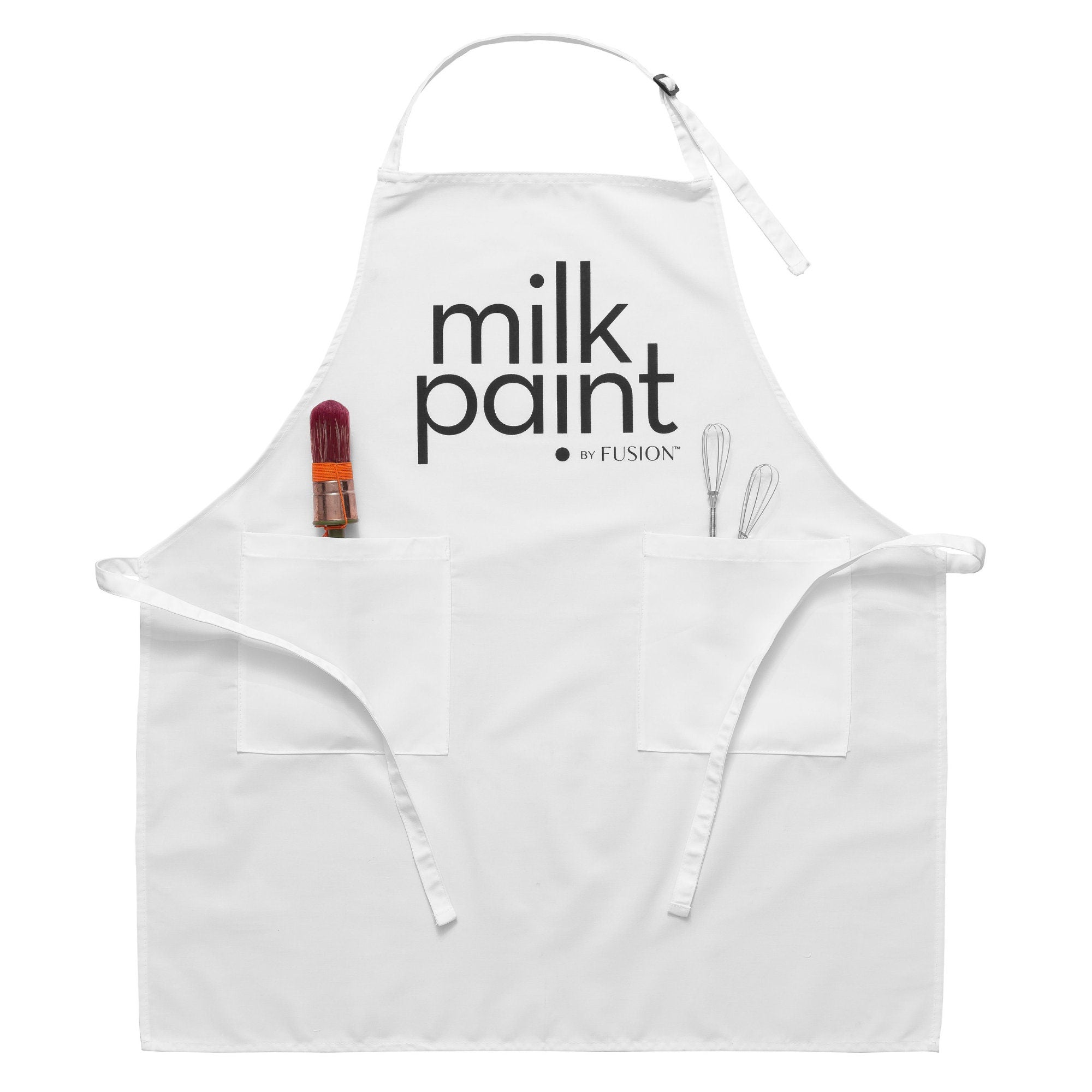 Fusion Milk Paint apron - flat