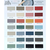Fusion Milk Paint real colour chart