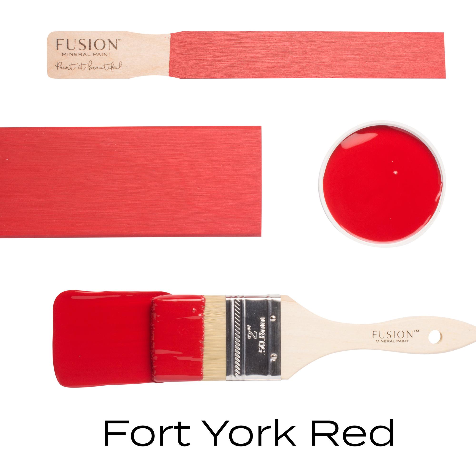 Fusion Mineral Paint - Fort York Red