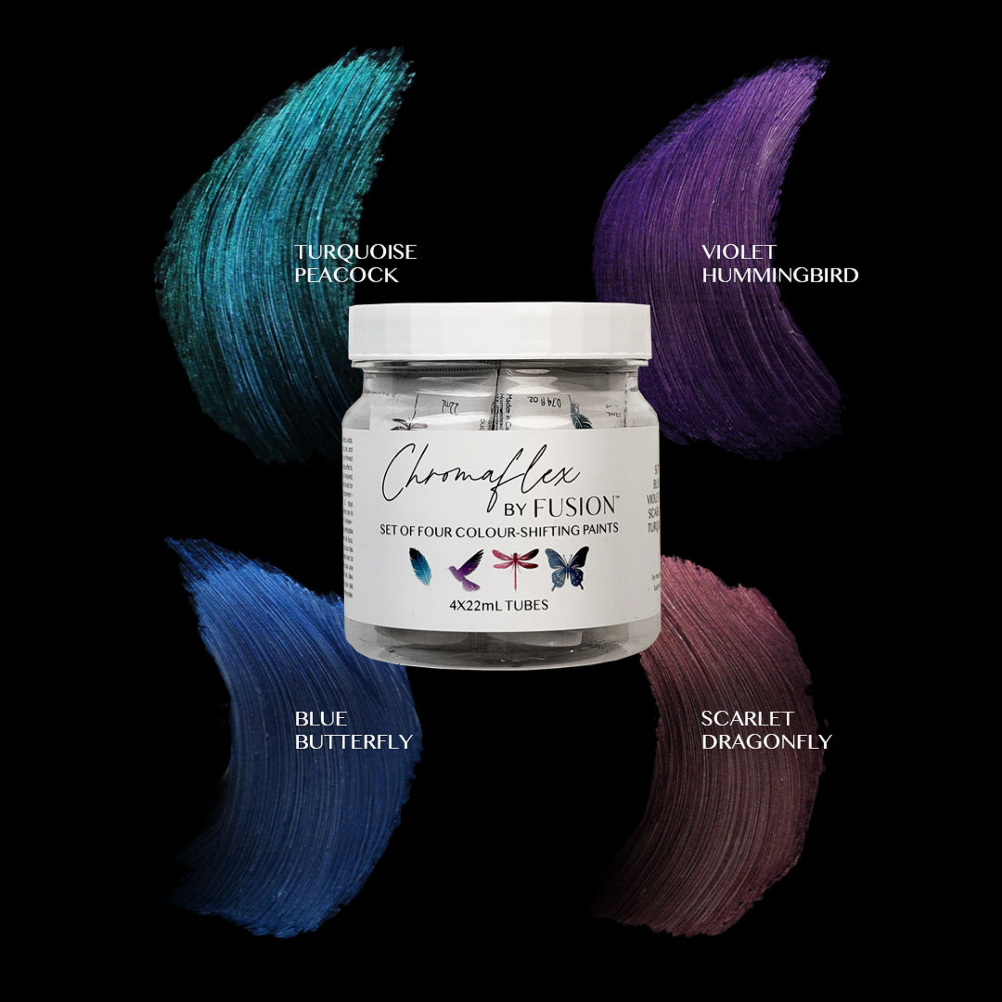 Chromaflex by Fusion - Variety pack (4 colours)