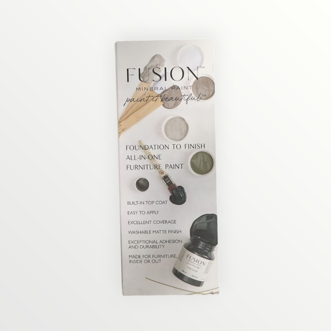 Fusion Mineral Paint true colour card