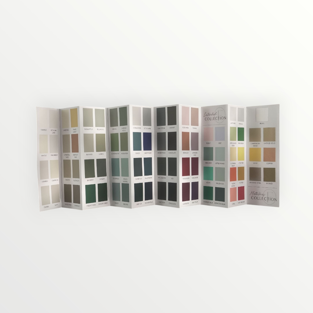 Fusion Mineral Paint true colour card