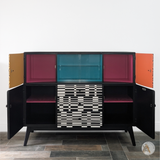 Mesmereyes 2 Beautility sideboard - front, everything open