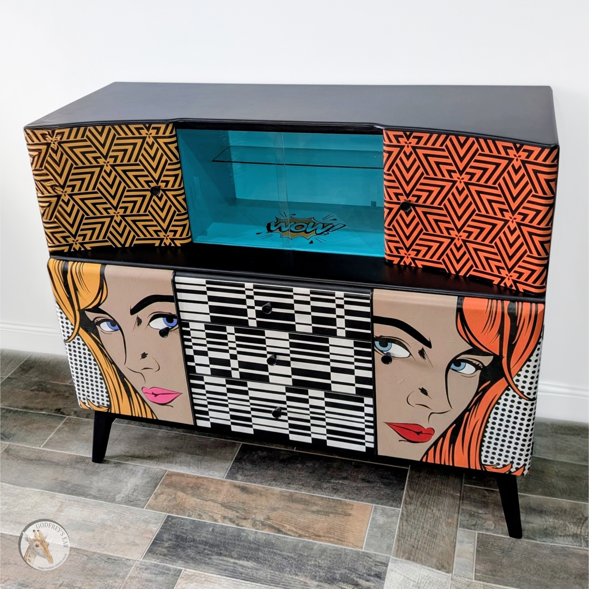Mesmereyes 2 Beautility sideboard - front left