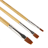 Guild Lane Flat brush set - chisel tips