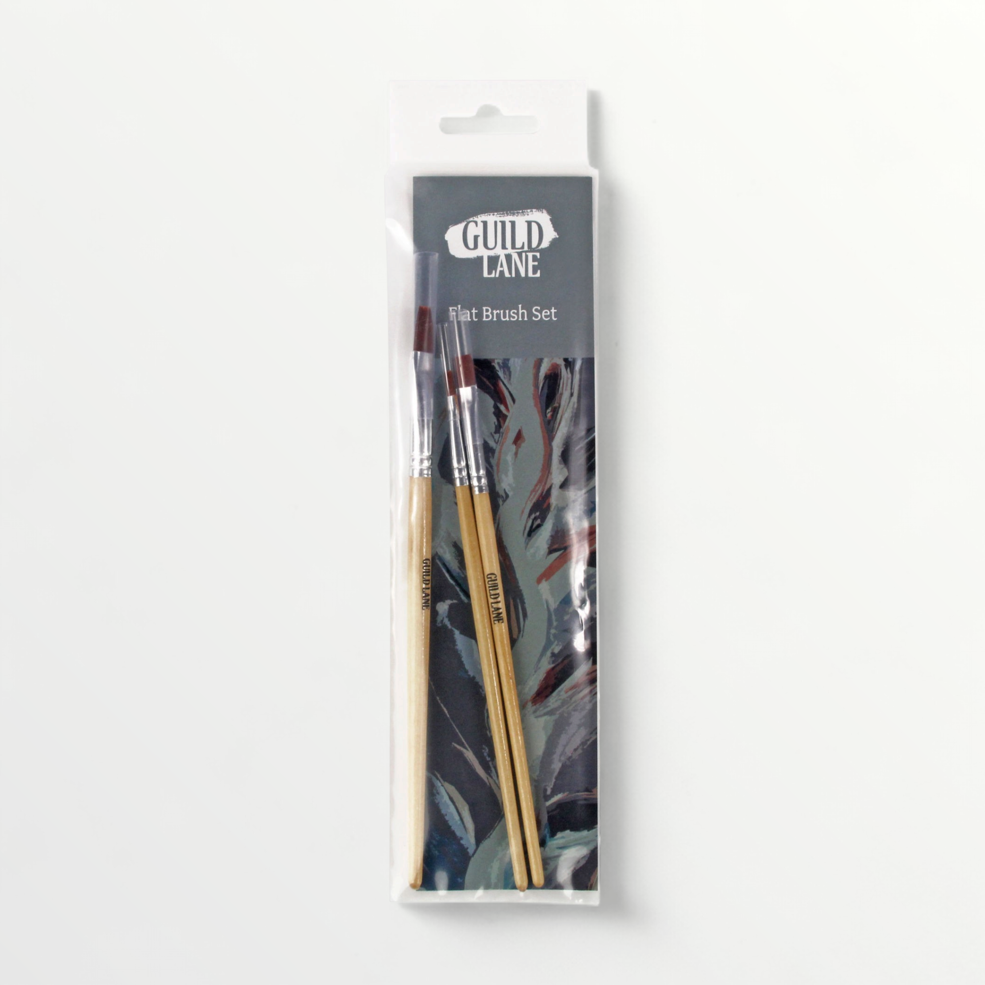 Guild Lane Flat brush set - packet