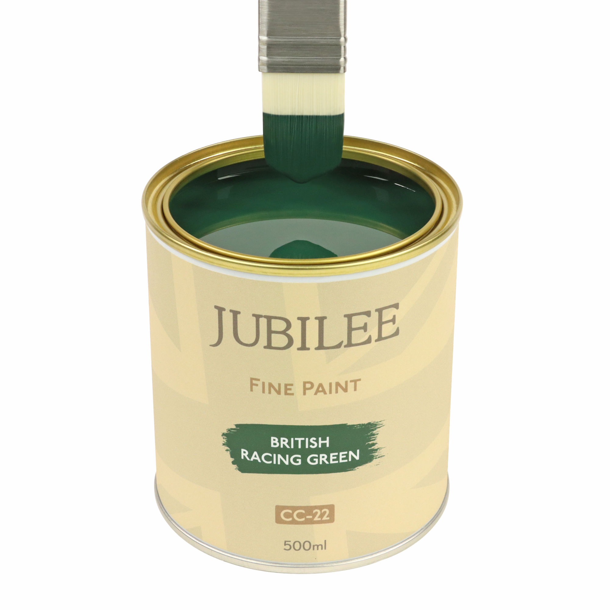 Guild Lane Jubilee British Racing Green furniture paint - open tin