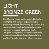 Guild Lane Jubilee Light Bronze Green furniture paint - colour story