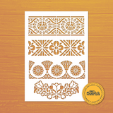 Made by Marley Fancy Flourish stencil set - image 3