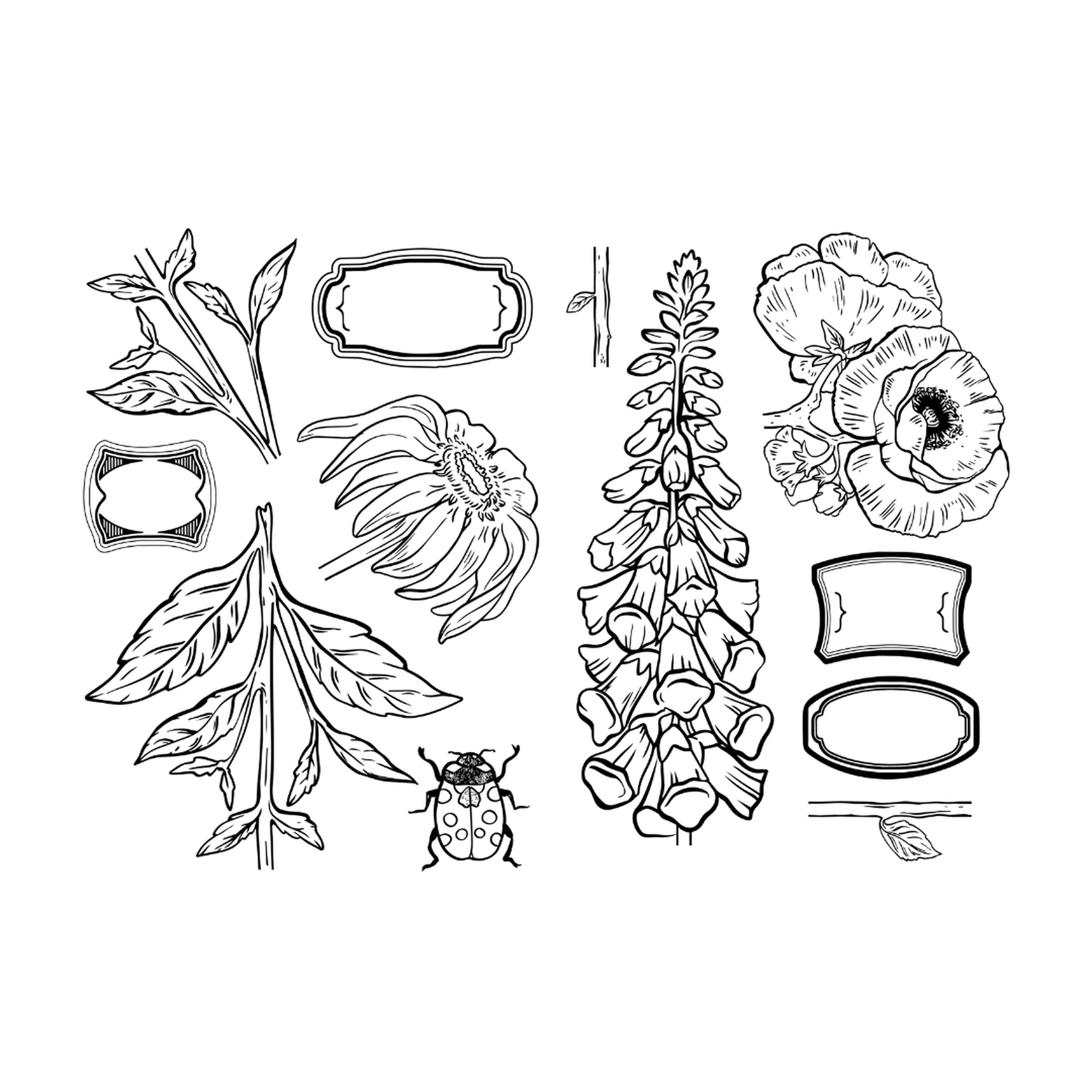 Made by Marley Garden Journal stamp set - image 1