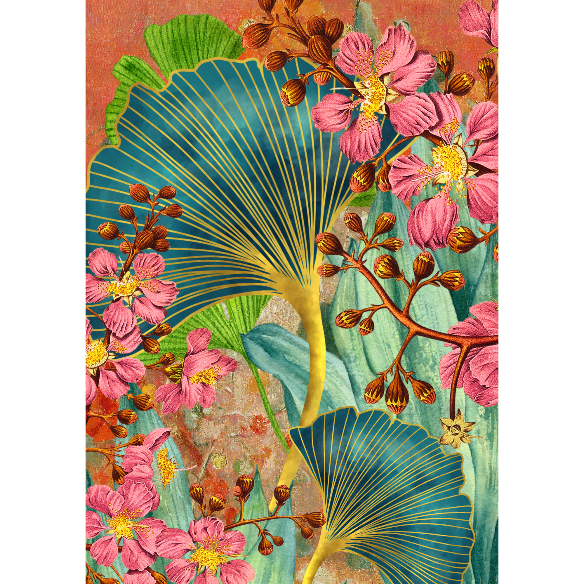 Made by Marley Ginkgo decoupage paper - image 1